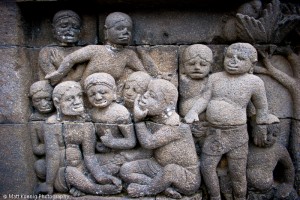 Borobudur Relief Panels